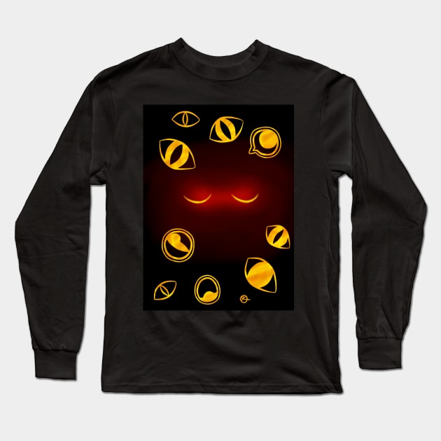 Close Eyes Open Long Sleeve T-Shirt by ShionS3